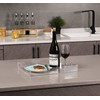 Sooyee Clear Acrylic Tray Decorative,16" x 12" Plastic Serving Trays