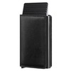 Tarjetero de Cuero, Carteras para Hombre, RFID Bloqueo Antirrobo Tarjetero