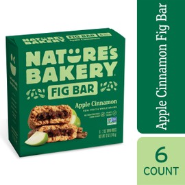 Nature's Bakery Fig Bars, Apple Cinnamon, 2 Oz, 6 Ct