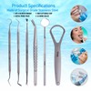 Dental Tools Kit for Teeth Cleaning, Plaque Remover, Metal Stainless