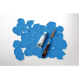 Schmincke - NORMA® Blue, 21425012, finest water-based artists' oil paints, highly pigmented, lightfast, vegan, cobalt turquoise, 120 ml