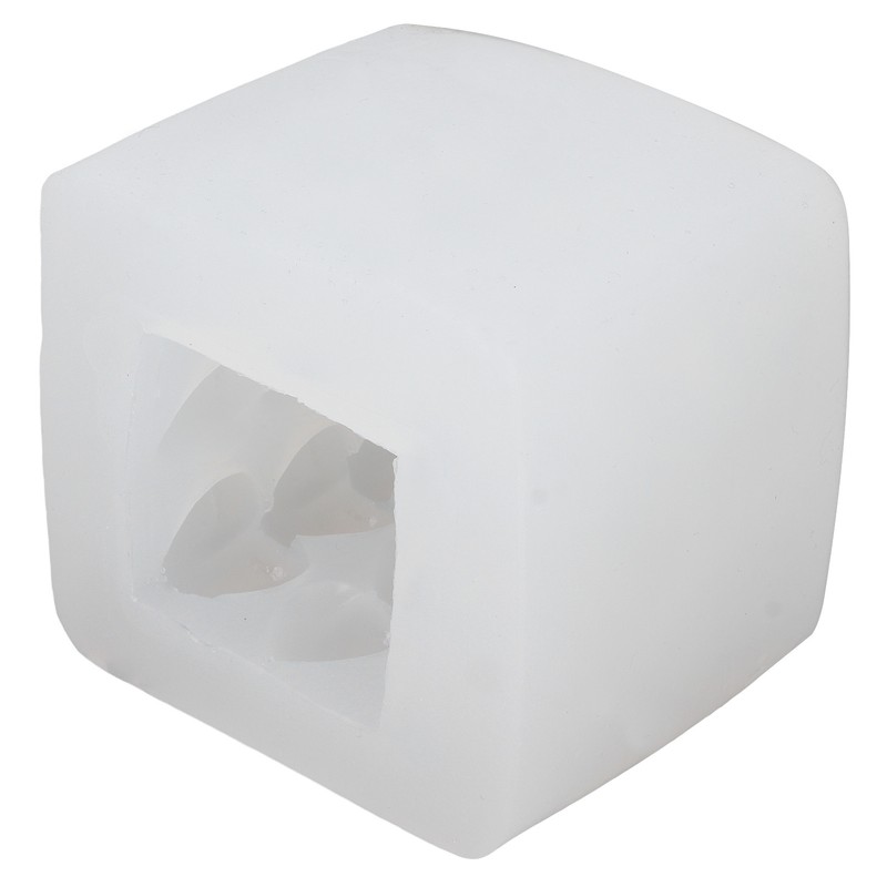 3D Heart Cube Aromatherapy Candle Silicone Mold Food Grade Candle