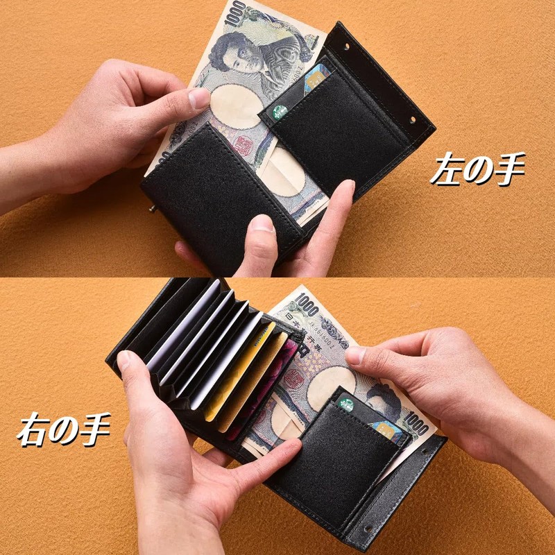 Men's Tochigi Leather Wallet, Large Capacity, Genuine Leather, Bifold Wallet,