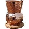 ANCIENT IMPEX Hammered Copper Tumbler with Coaster | Traveller's Copper