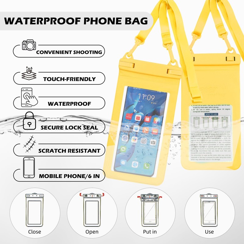 Artmitz 10L Waterproof Dry Bag for Kayaking Swimming Boating Camping