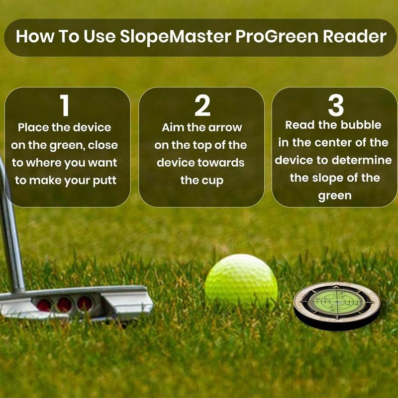 Ddaowx Golf Green Reader, High Precision Horizontal Bubble, Putt Aid