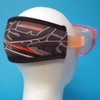 SeaCanary Snorkeling Diving Mask Strap Cover Shark City Red