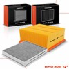 A-Premium 2-PC Engine & Cabin Air Filter with Activated Carbon
