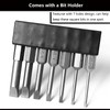 7 Pieces Slotted Bit Set 1.6-6.0mm Flat Head Screwdriver Bits
