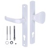 KOTARBAU® Door Handle Set 90 mm Long Plate White Profile