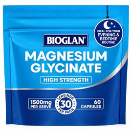 Bioglan High Strength Bedtime Magnesium Glycinate - 60 Vegan Capsules