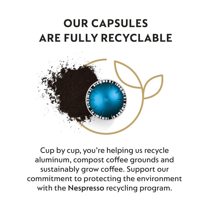 Nespresso Capsules Vertuo, Variety Pack, Medium and Dark Roast Coffee,