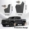 Muslogy Mud Flaps Splash Guards Compatible with Toyota Tacoma 2024