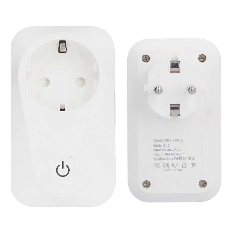 WiFi Smart Socket ABS Smart Plug with Timer and Voltameter