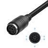 MEIRIYFA 83CM D-Type DIN 6 PIN MIDI Audio Signal Cable