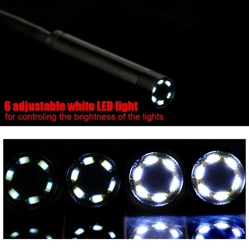 USB Endoscope 3 in 1 Endoscope Waterproof Snake Camera with