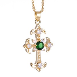 Riva Women's Jewelry 18 K Gold Plated Round Gift Pendant New Arrival, Gold Plated