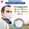 Breathable Comfort Cloth Face Masks for Hot Weather, Adjustable, Reusable,