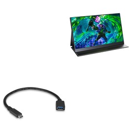 BoxWave Cable Compatible with UPERFECT UGame K5-240Hz Gaming Monitor (17.3 in) - USB Expansion Adapter, Add USB Connected Hardware to Your Phone
