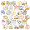 MORCART 30PCS Hexagon Magnets Fridge, Cute Magnets for Locker, Refrigerator,