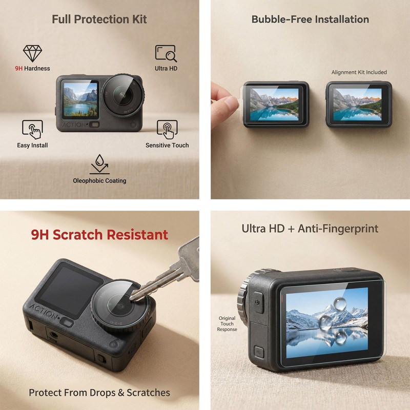 PellKing Protection Kit for DJI Osmo Action 6, with Soft