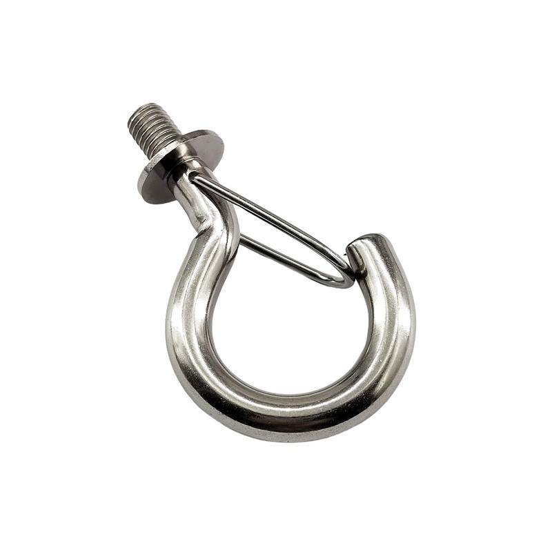 jinrowphee Stainless Steel Rigging Spring Hooks Connector Hooks Screw Hooks