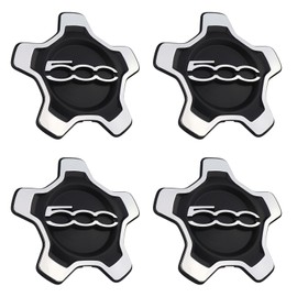 omoZone Wheel Center Cap 4Pcs Compatible with 2016-2022 Fiat 500X Replaces 6AN69LXHAA
