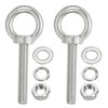 PATIKIL M14 x 80mm Lifting Shoulder Eye Bolt, 2Pcs 304