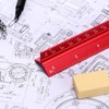 Fumete 12 Pack 6 Inch Architectural Engineering Scale Rulers Small