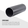 MECCANIXITY 4 Inch PVC Rigid Round Pipe 110mm OD 13"