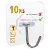 33lbs Adhesive Sticky Hooks for Hanging on Wall or Ceiling,