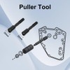QNCKJZV Inner Cam Bearing Installer Puller Tool For Harley All