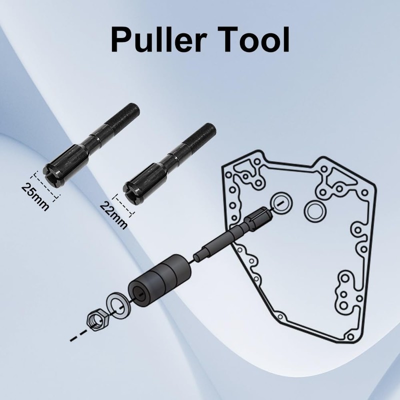 QNCKJZV Inner Cam Bearing Installer Puller Tool For Harley All