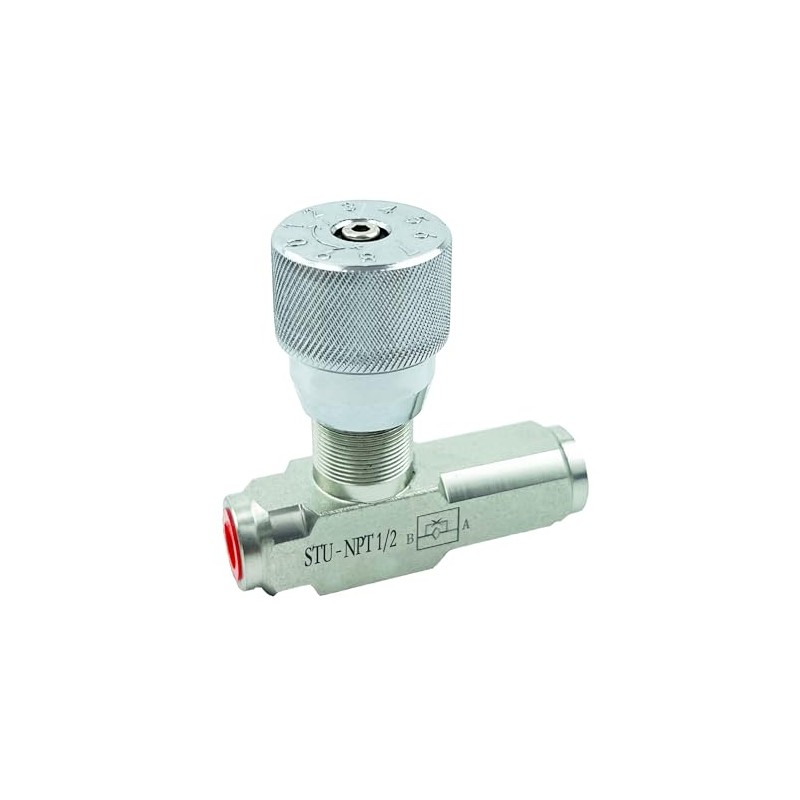 Hydraulic Flow Control Needle Valve 1/2 Inch Throttle Check Valve