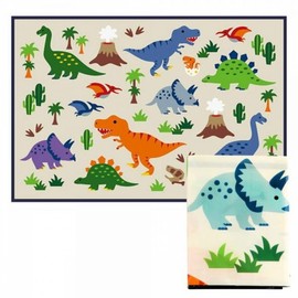 Skater Portable Single-Person Picnic Mat (Dinosaur) Dinosaur