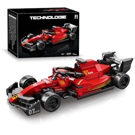 Nueris 1:18 Technic F1 Super Sports Cars Model Sets - 245 PCS MOC Building Block Car Raceing Engineering Toys - Gift Idea for Adults Boys Girls for Play and Display Collection