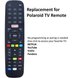 Universal Remote Control for Polaroid 4K UHD LED LCD Smart TVs