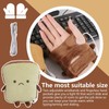 USB Hand Warmers Cute USB Heating Gloves Half Wearable Fingerless