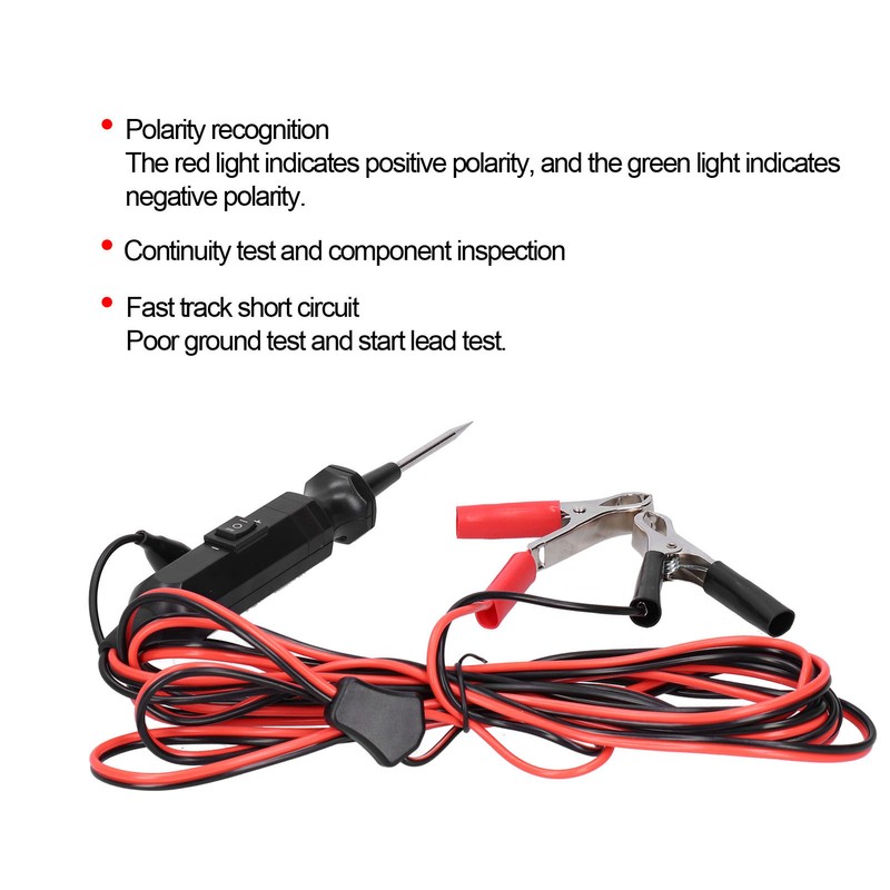 DY18 Car Electric Circuit Tester 12/24V DC 10A Overload Protection