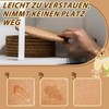 4 Pack Cork Trivets, 19 cm, Wooden Cork Coasters, Non-Slip