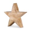 levandeo Wooden Star Mango 14 cm Mango Wood Brown Natural