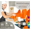 Lashuma Linz Terry Towels, Kitchen Towel Set of 4, Colour: