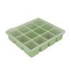 PETINUBE Silicone Freezer Tray, Baby Food Storage Cubes with Clip-On