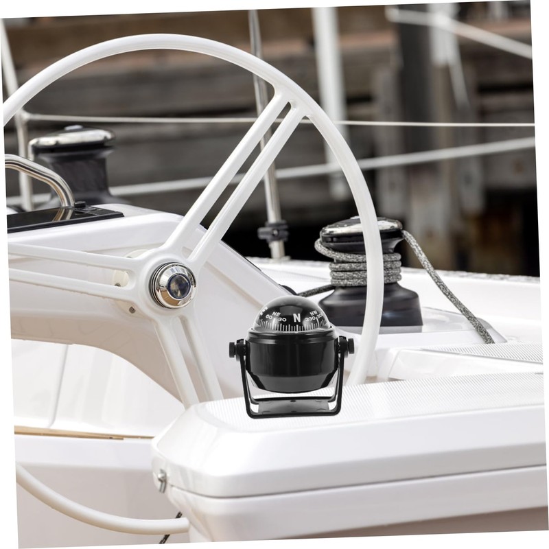 SUPVOX Adjustable Car Compass for Boats and Vehicles Easy Install