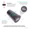 66fit EPP Massage Foam Roller - Black - 15cm x