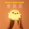 UNEEDE LED Cute Bean Duck Night Light, DoDo Duck Silicone