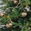 76" L Metal Jingle Bell Garland, Gold Finish