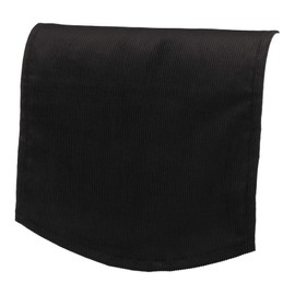 Classic Home Store Corduroy Jumbo Chair Back Soft Touch Cord Sofa Furniture Antimacassar (Black)