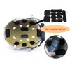 haoYK Memory Black EVA Foam Airsoft Tactical Helmet Protective Pad