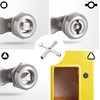 JFGDVW 4 in 1 Utility Key, Multi-Functional Electric Box Key,